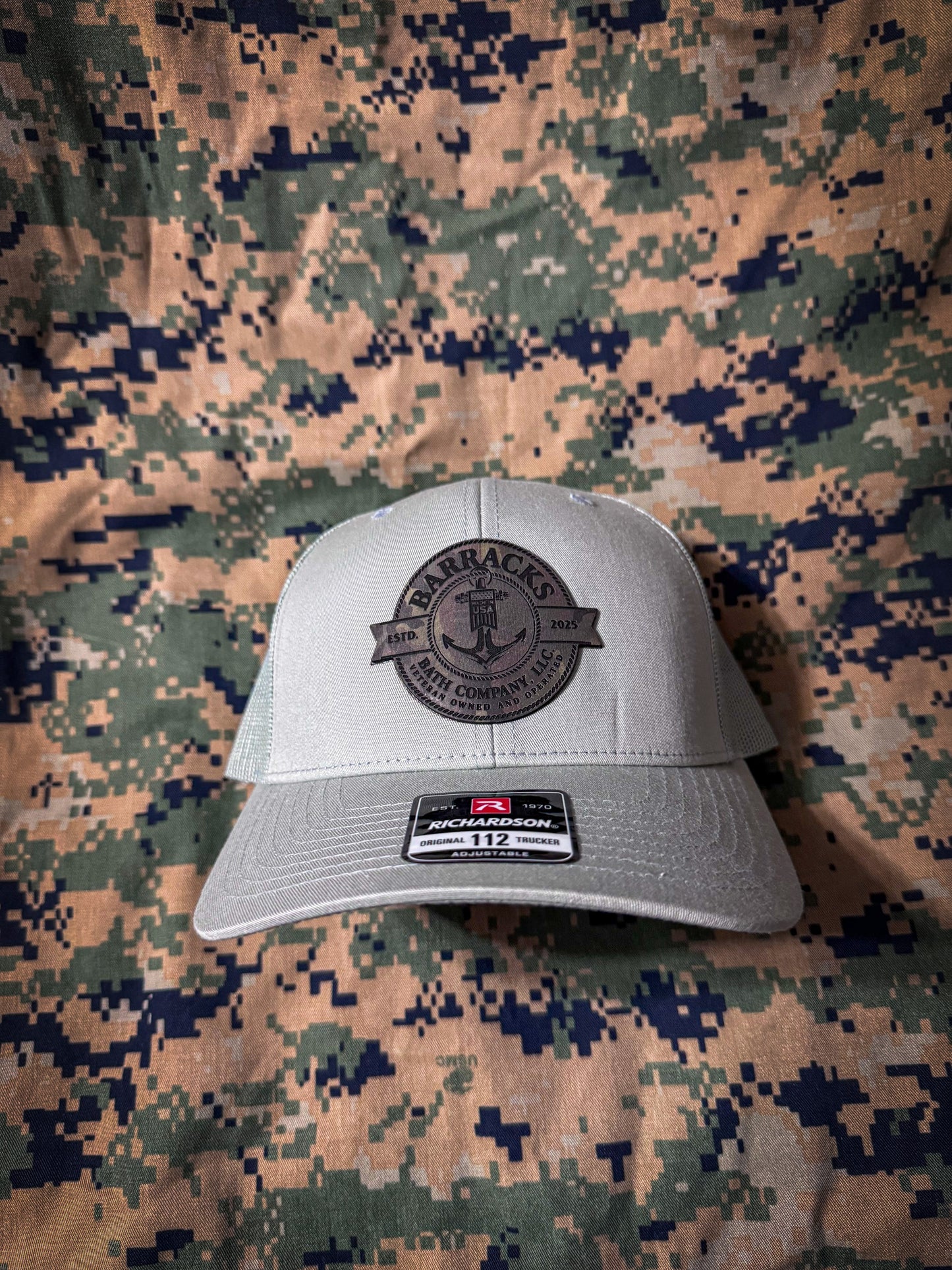 Barracks Cover (green camo) Richardson 112 Snapback